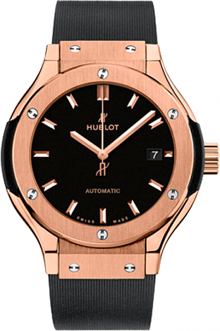 AAA Replica Hublot Classic Fusion 33mm Gold Watch 582.OX.1180.RX